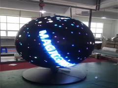 LED球形屏厂家_LED球形显示屏价格